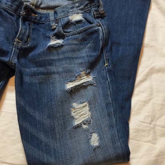 BUNDLE! a&f denim skirt and flare jeans - Picture 3 of 16